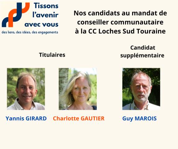 Nos candidats communautaires